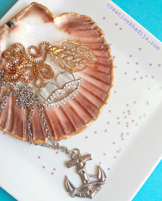 DIY Shell Ring Jewelry Dish Inspired By Anthropologie