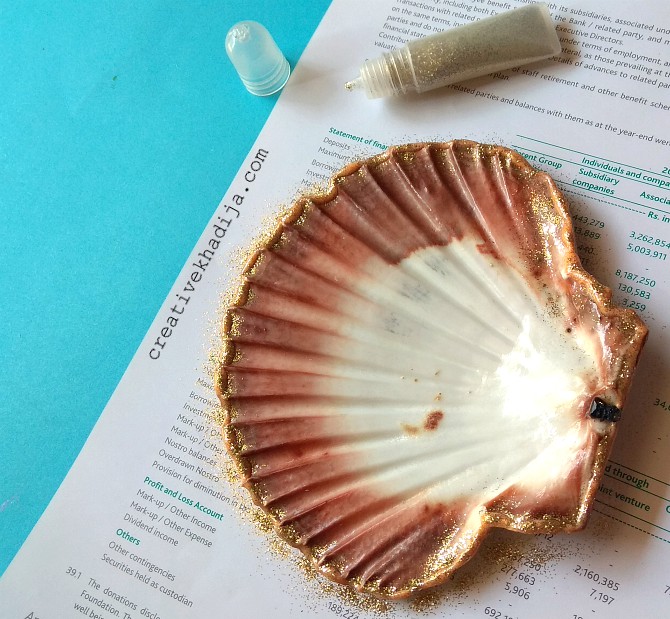 DIY Shell Ring Jewelry Dish Inspired By Anthropologie