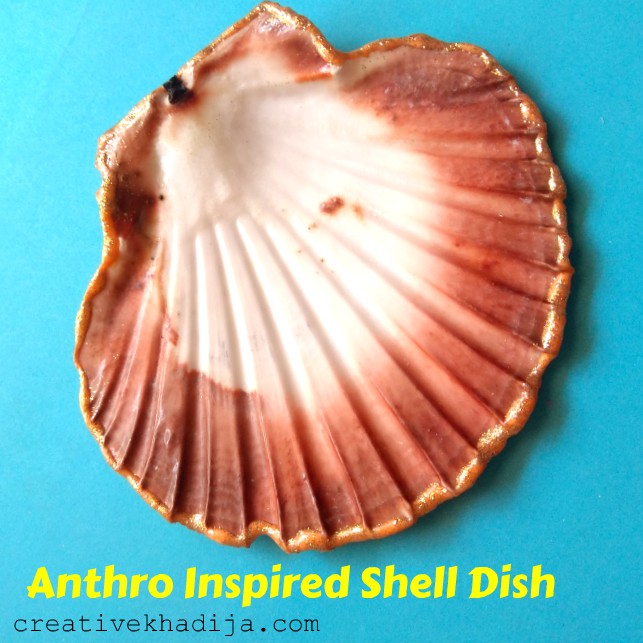 DIY Shell Ring Jewelry Dish Inspired By Anthropologie