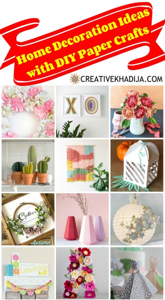 40 Paper Crafts For Home Decoration Best Unique Ideas - Types Of Handmade Decorative Items