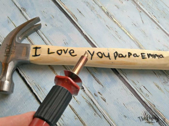 fathers day crafts for preschoolers personalized hammer