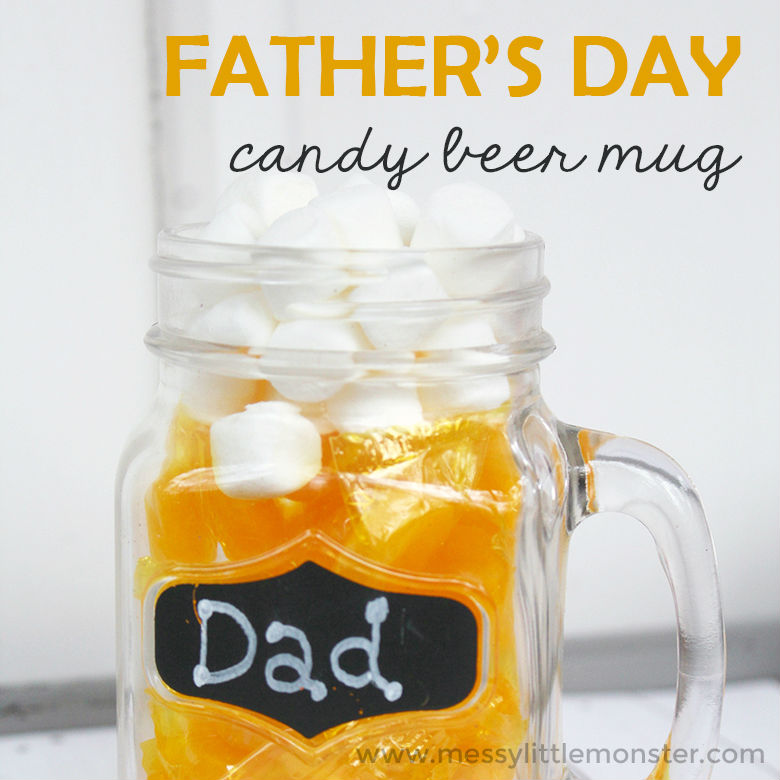 fathers day crafts for preschoolers candy beer mug