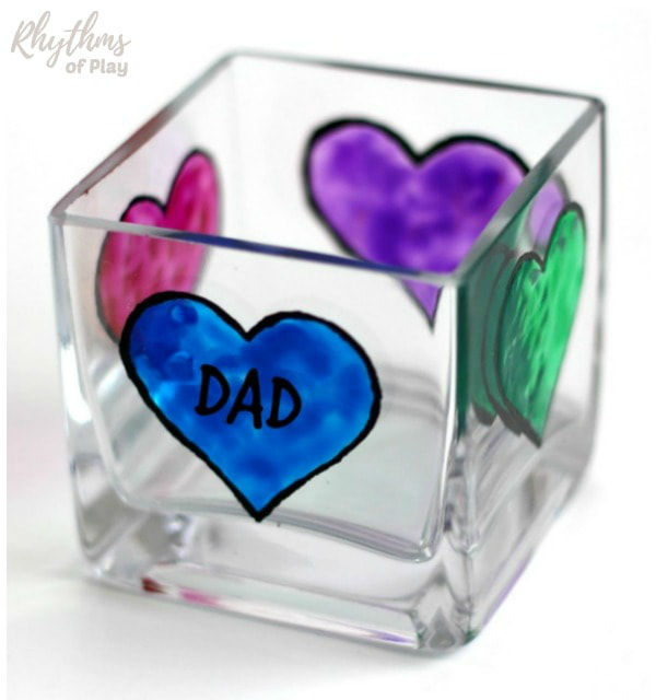 fathers day crafts for preschoolers candle holder