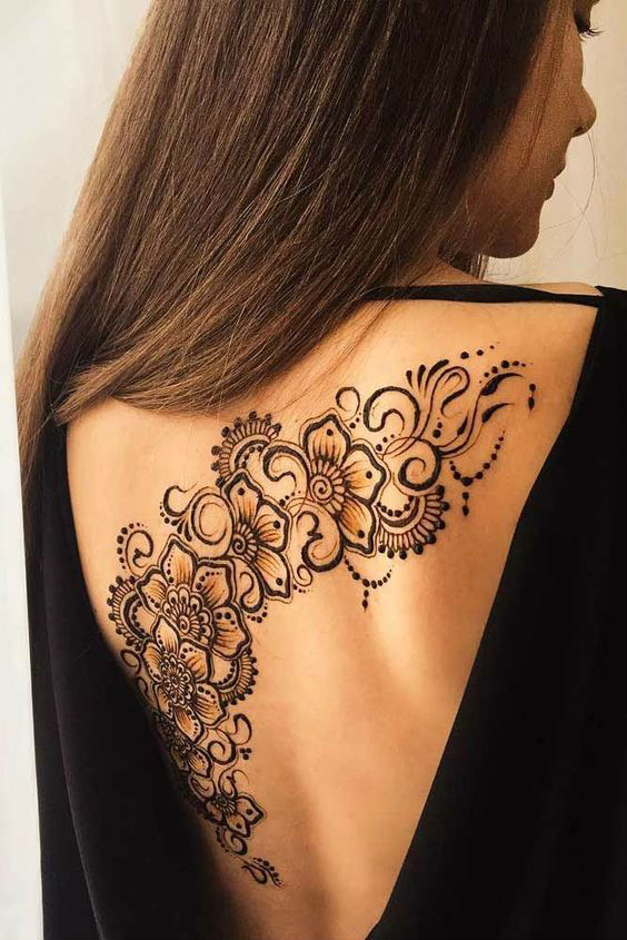 Henna Tattoos For Girls - Beautiful Rose Collarbone Henna Tattoo | Venice Tattoo Art ... - First of all, it is not permanent.