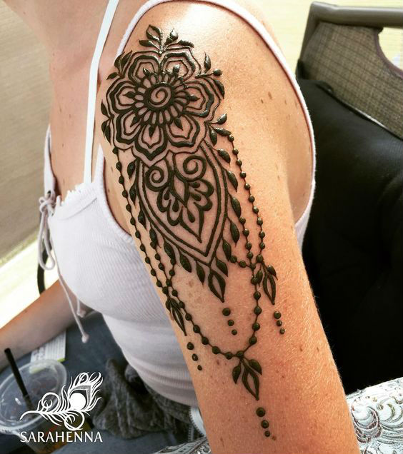 latest mehndi designs for girls henna body art 9