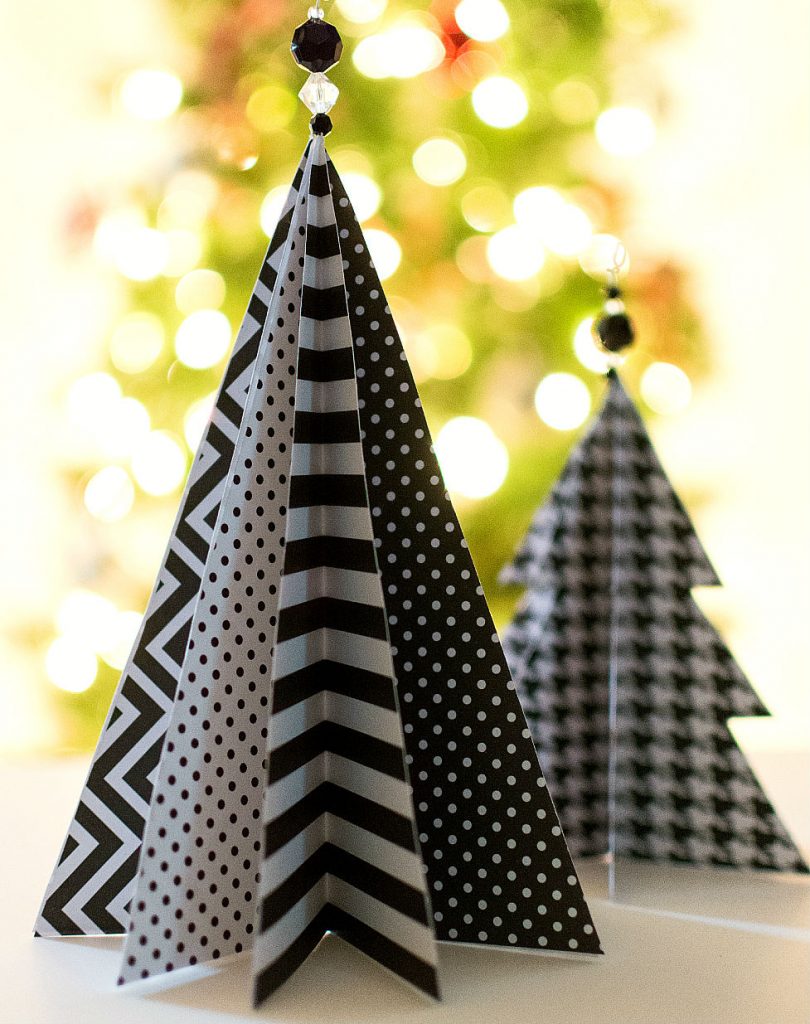 paper crafts for home decoration Christmas paper tree