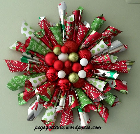 paper crafts for home decoration Christmas wreath