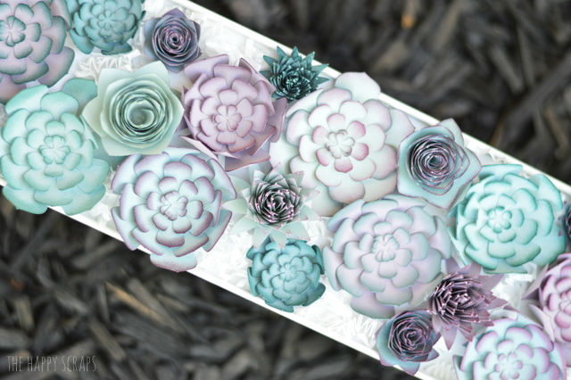 paper crafts for home decoration succulent centerpiece