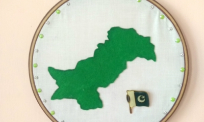 Wall Art Decor DIY for Pakistan Independence Day