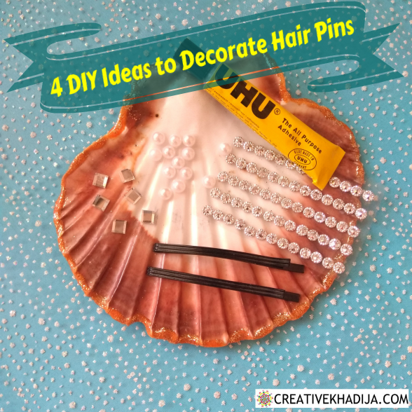 how to design and decorate pearl hair pins DIY