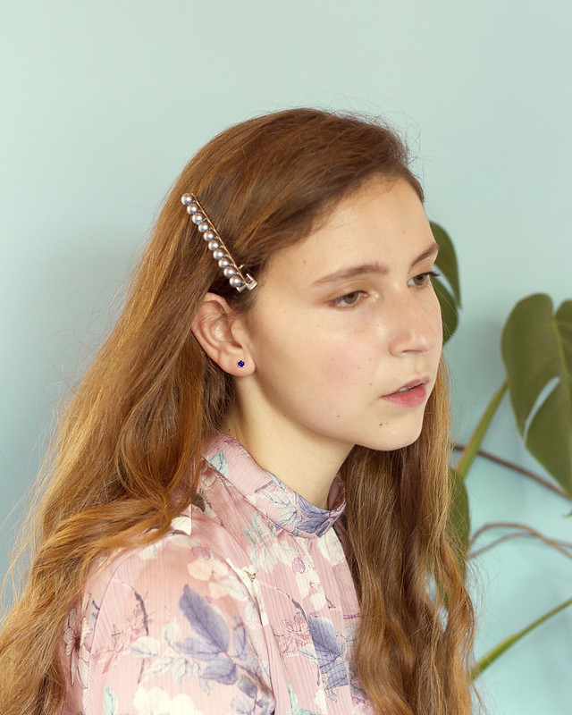 easy diy hair barrette ideas  pearl hair barrette