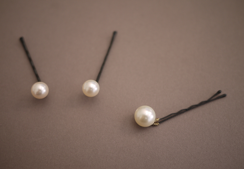 easy diy hair pins ideas pearl bobby pins