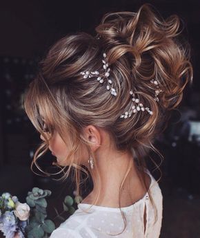 pearl hair pins with updo hairstyles 1