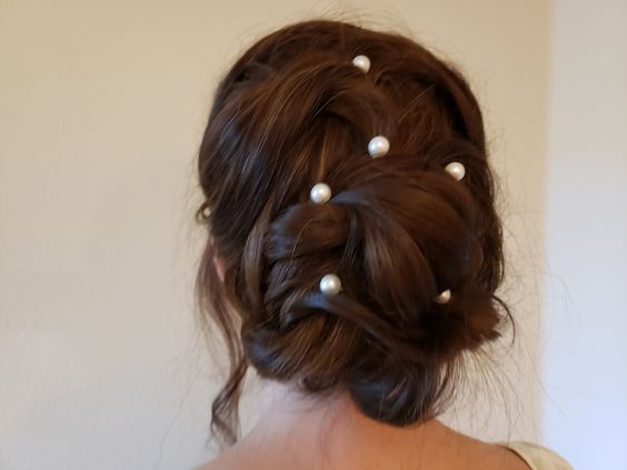 Pearl Hair Pins With Updo Hairstyles 11 Creative Khadija Blog