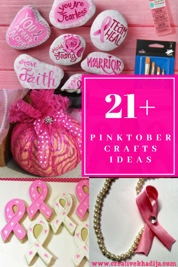 easy crafts for breast cancer awareness month