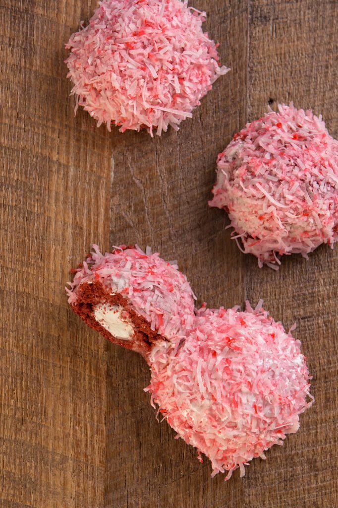 easy crafts for breast cancer awareness month red velvet snowballs