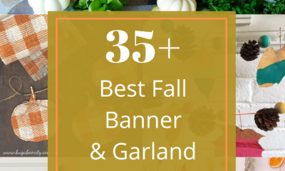 fall banner ideas and garland making