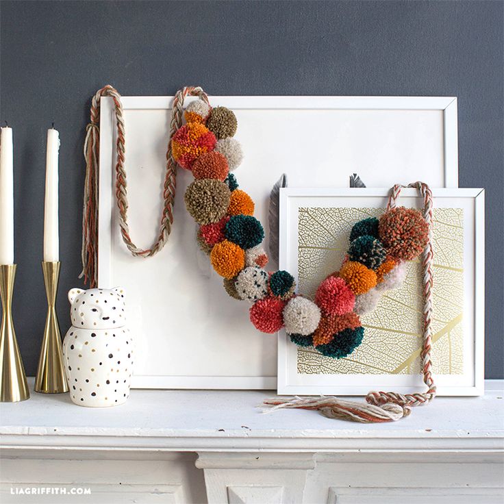 best fall banner and garland ideas from pinterest pom pom garland