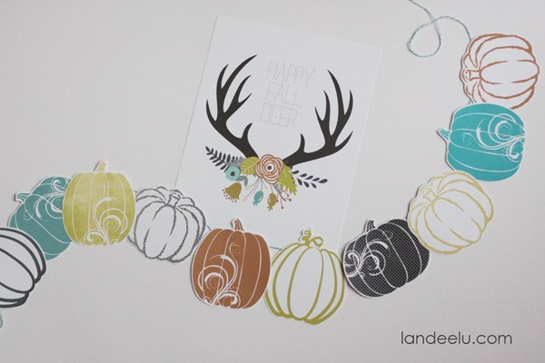 best fall banner and garland ideas from pinterest paper pumpkin garland