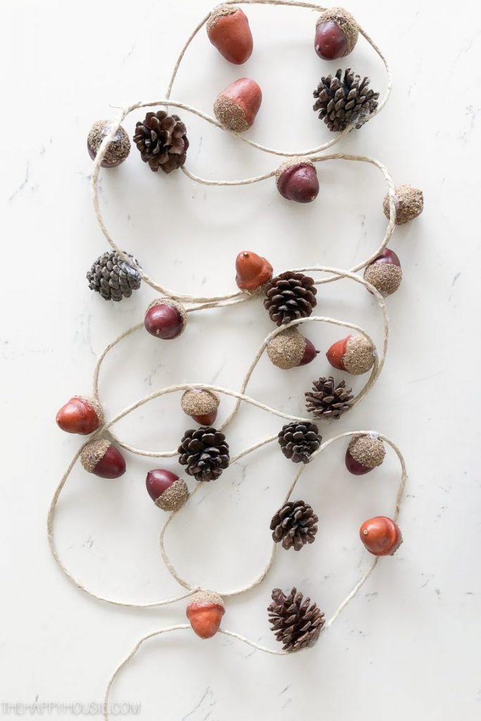 best fall banner and garland ideas from pinterest acorn garland