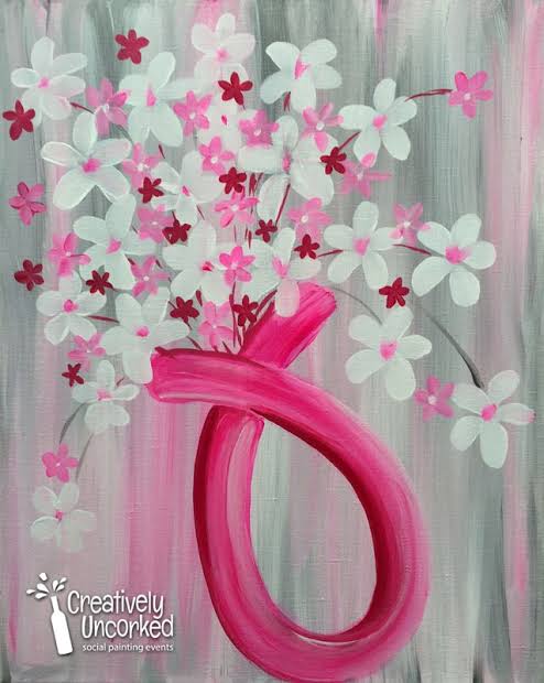 easy crafts for breast cancer awareness month pink ribbon painting