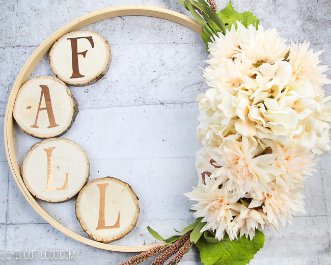 best fall banner and garland ideas from pinterest embroidery hoop wreath