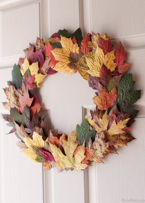 best fall banner and garland ideas from pinterest fall leaves wreath