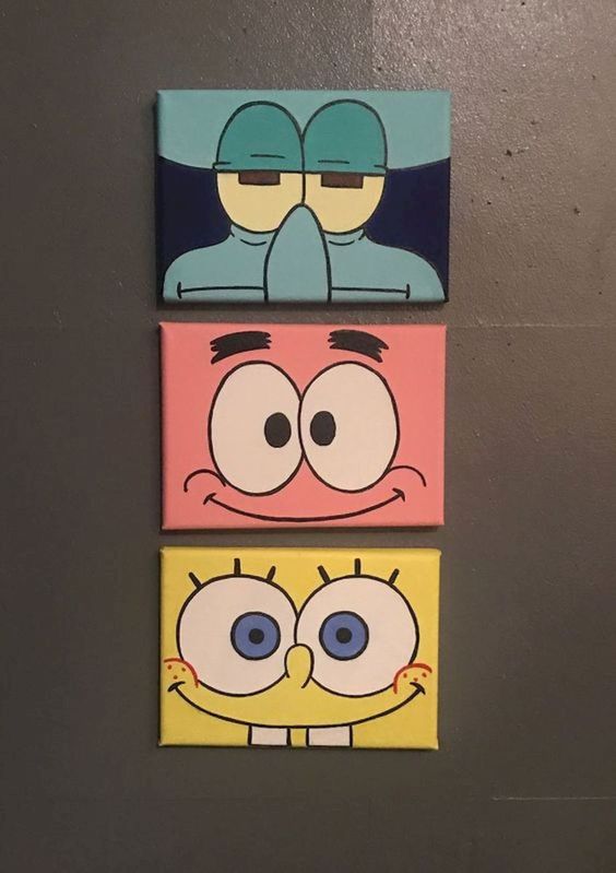 Featured image of post Acrylic Painting Ideas Cartoon Characters / Click here to see examples of different types of acrylic paintings.