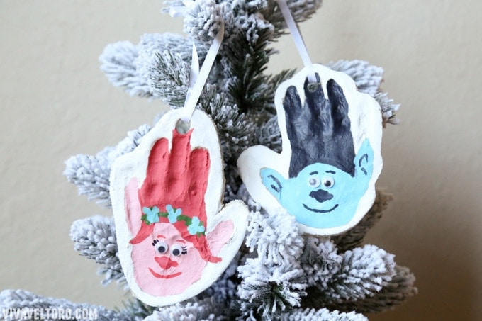 how to make salt dough ornaments and decorations trolls ornament