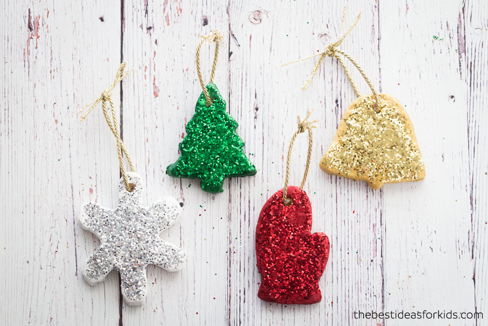 how to make salt dough ornaments and decorations tree ornament