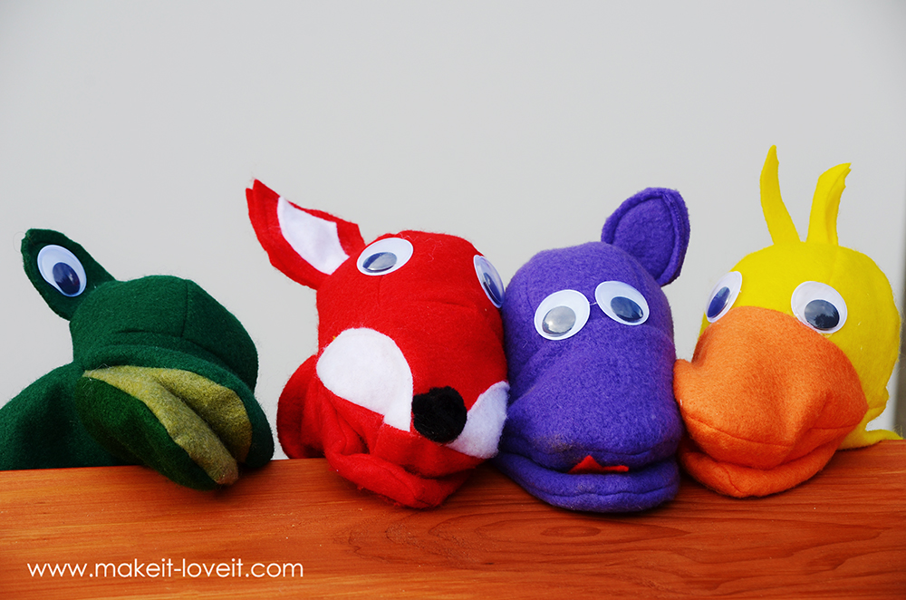 17 easy sewing projects for kids animal hand puppet