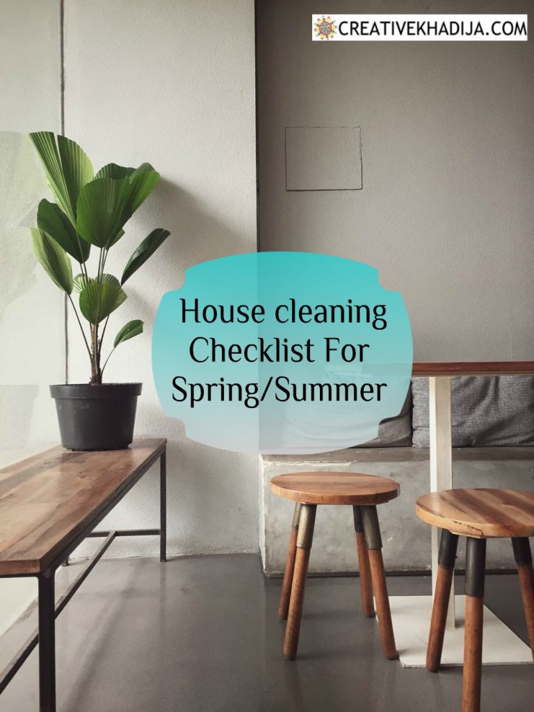 House Cleaning Checklist for Spring-Summer 2020