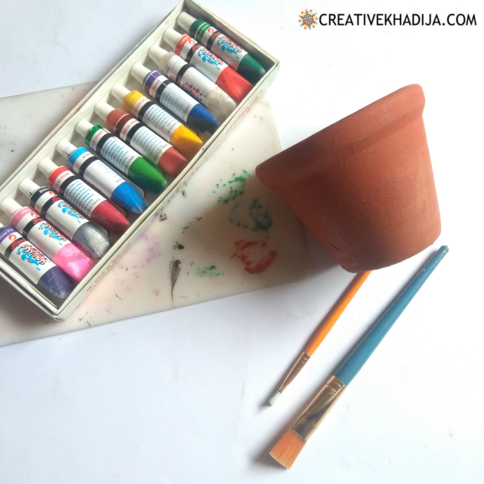 How To Paint Clay Pots With Acrylic Paints