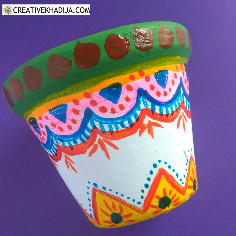How To Paint Clay Pots With Acrylic Paints