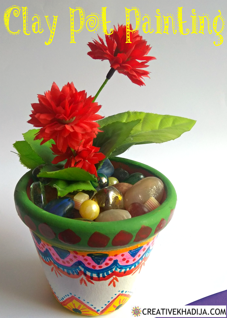 How To Paint Clay Pots With Acrylic Paints During Quarantine Time Period