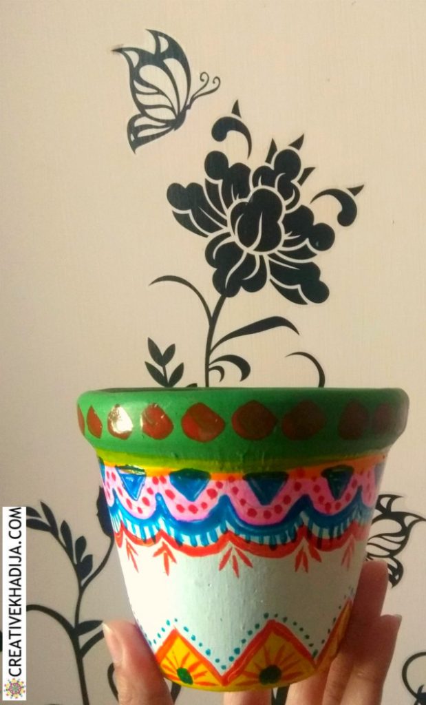 How To Paint Clay Pots With Acrylic Paints