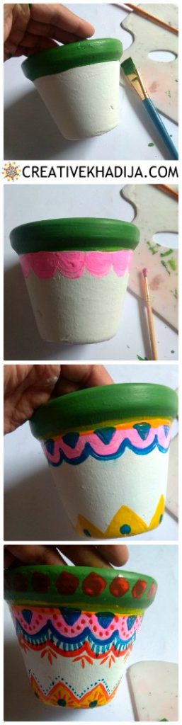 How To Paint Clay Pots With Acrylic Paints