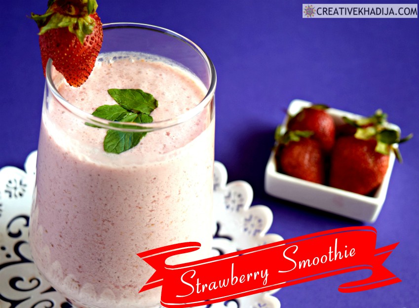 how to make strawberry smoothie 