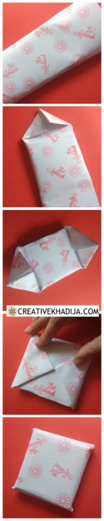 How To Wrap a Gift with Customized Paper Sheet-DIY