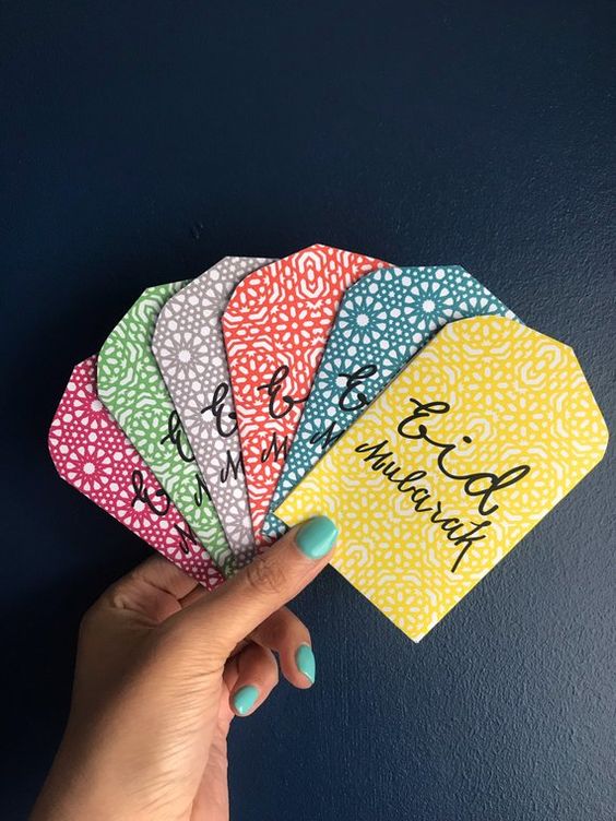 easy crafts for making eidi envelopes eidi containers
