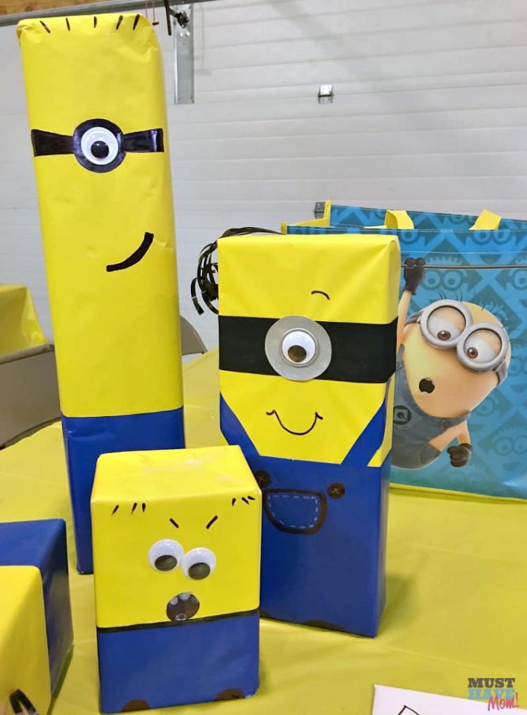 eid gifts packing ideas for kids minion gift wrap