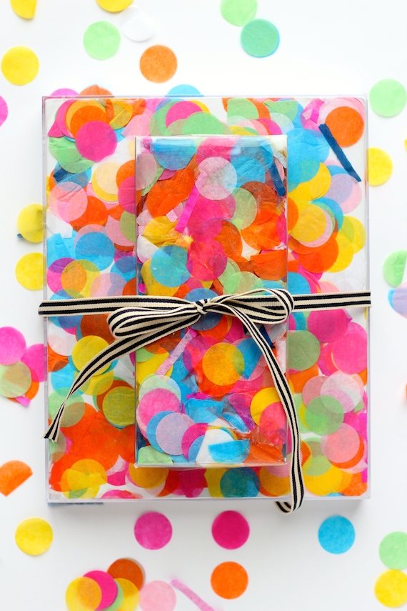 eid gifts packing ideas for kids confetti wrap