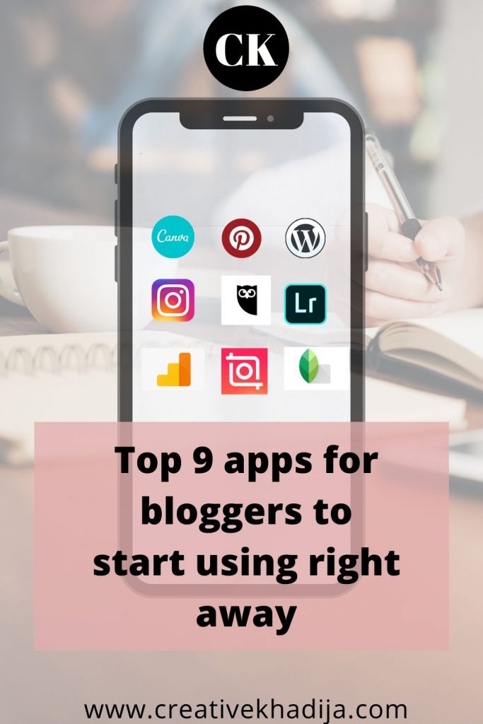 Top 9 Apps For Bloggers To Use Right Away