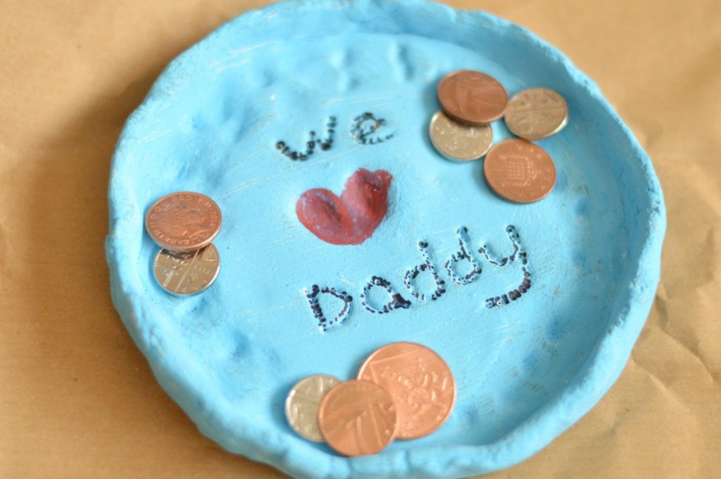 fathers day gift ideas for kids handprint dish