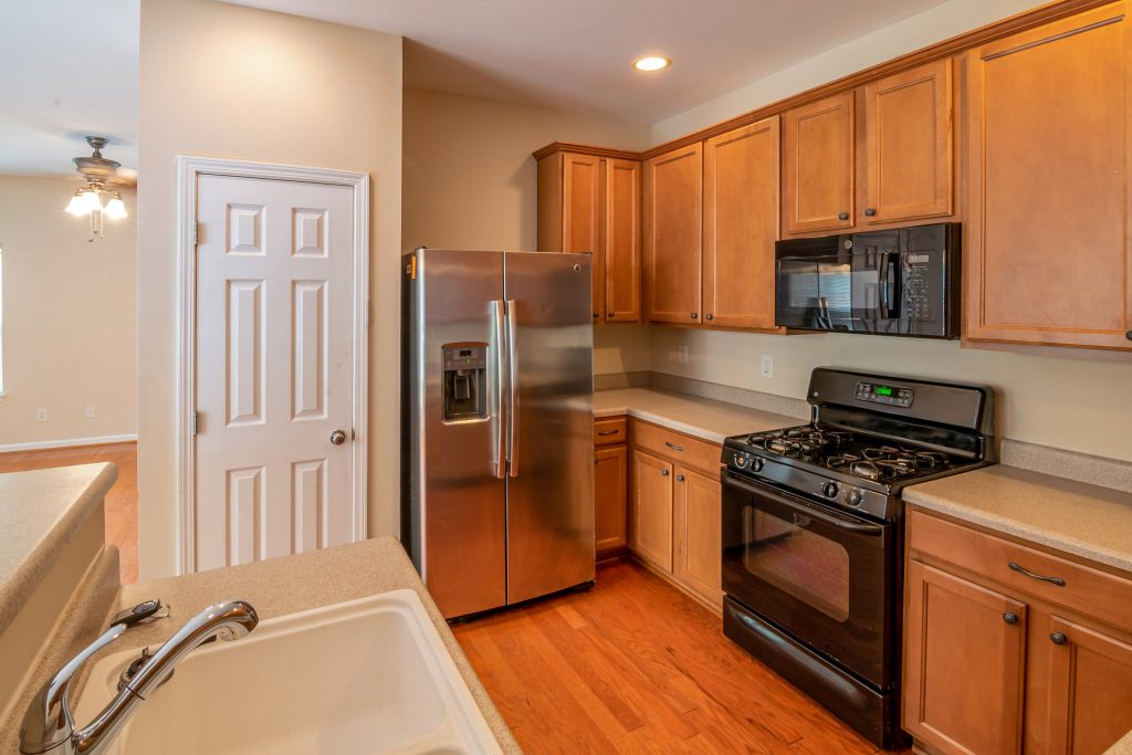 rental property upgrading the kitchen