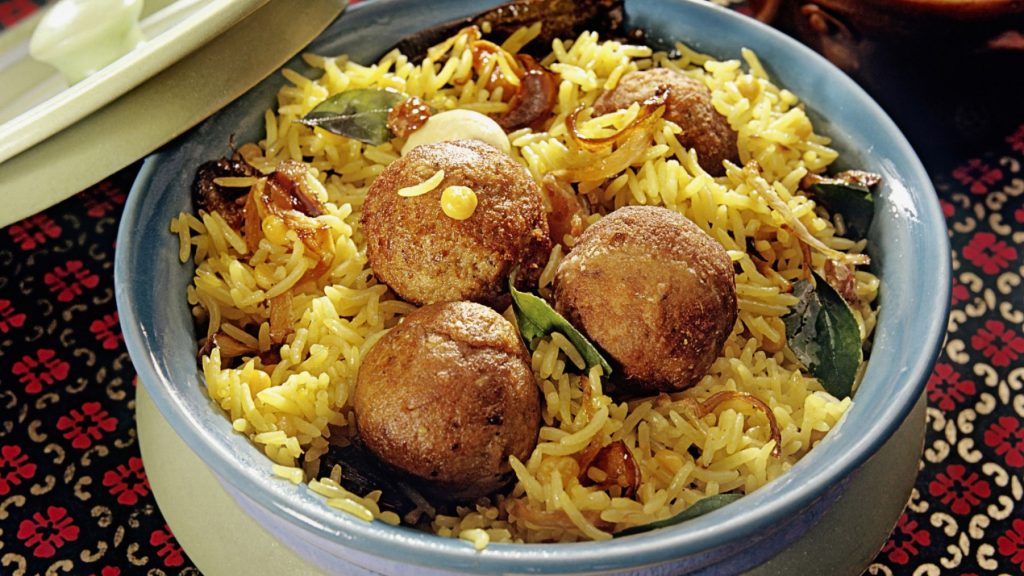 beef rice dishes kofta biryani