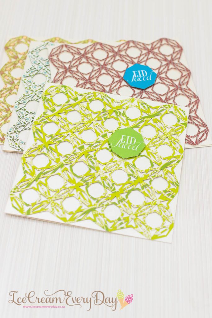 how to make a card with printable design webbed card