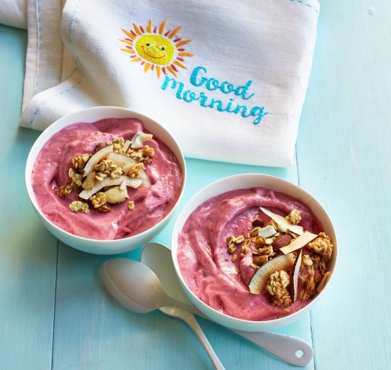 ideas for kids breakfast smoothie bowl