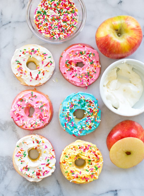 ideas for kids dinner apple donuts