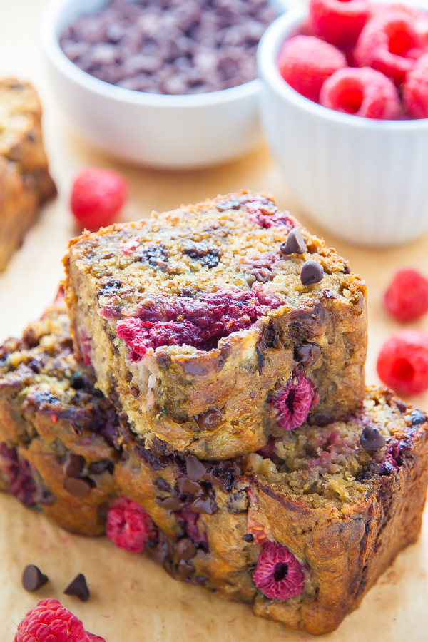 ideas for kids lunches raspberry banana bread